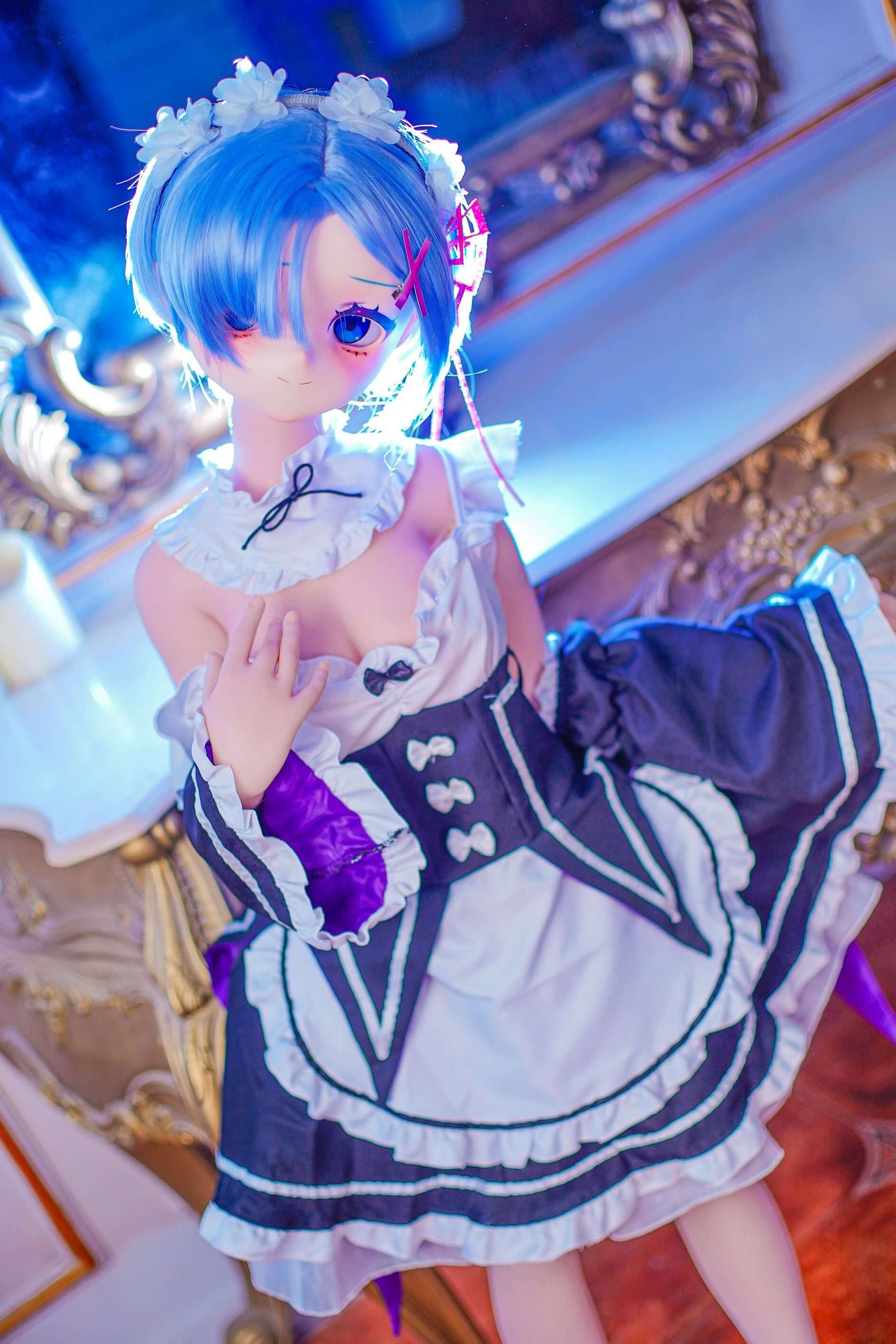 123cm Rem 1:2 Scale Re:Zero Anime Series Action Figure Sex Doll