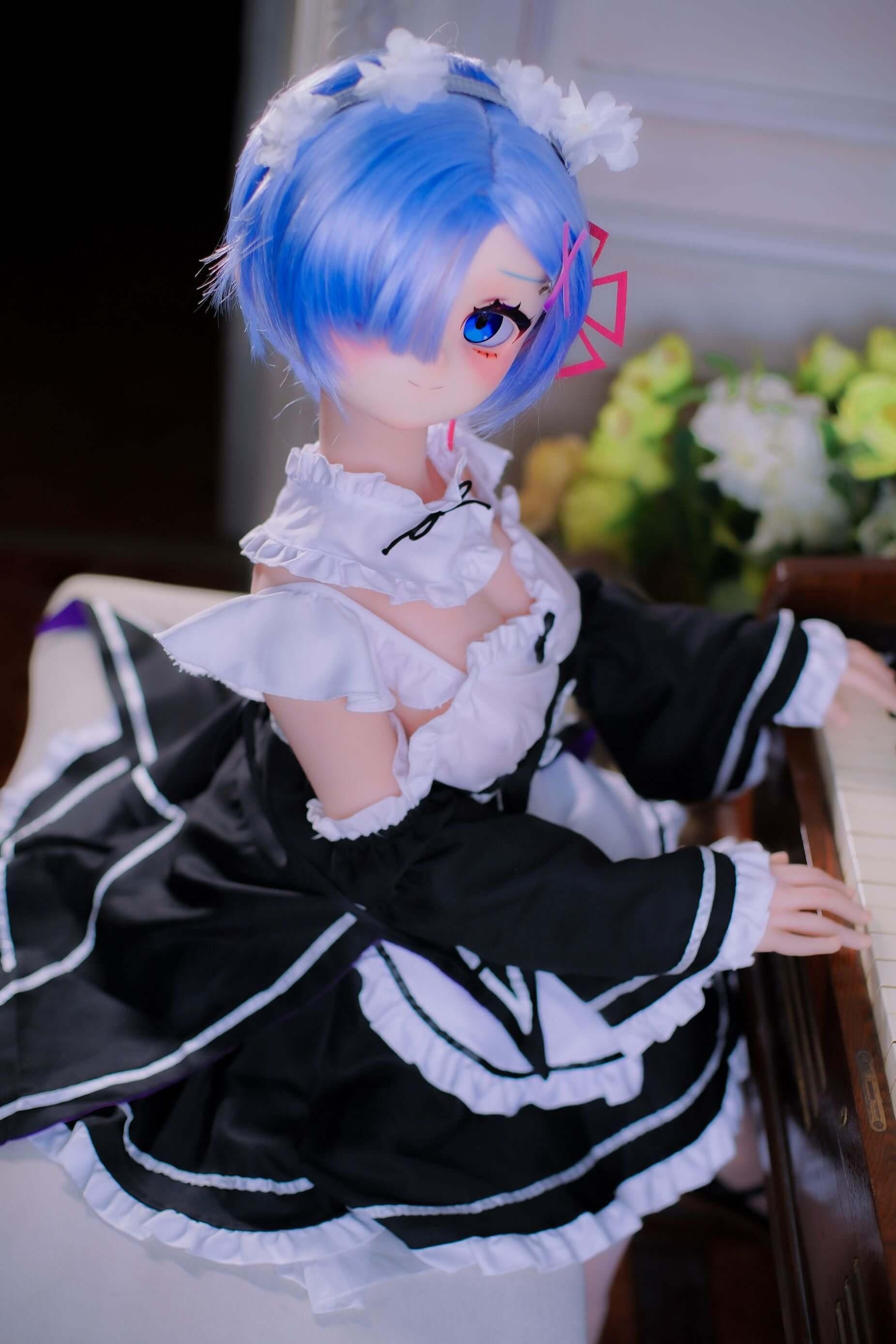 123cm Rem 1:2 Scale Re:Zero Anime Series Action Figure Sex Doll