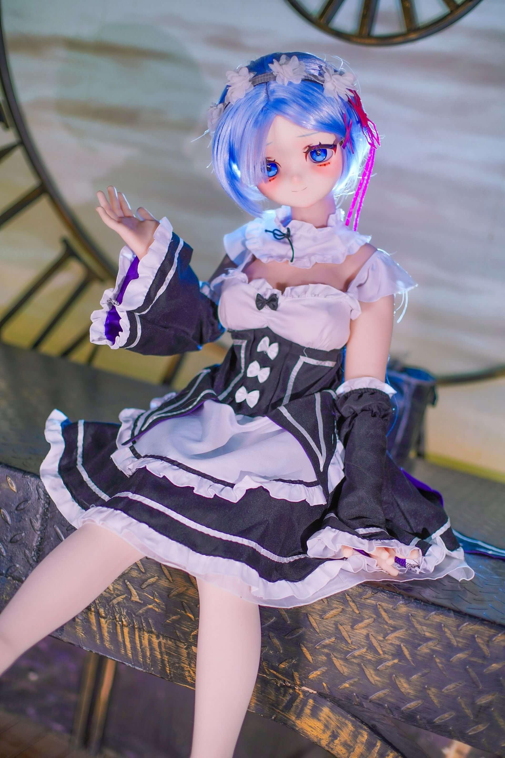 123cm Rem 1:2 Scale Re:Zero Anime Series Action Figure Sex Doll