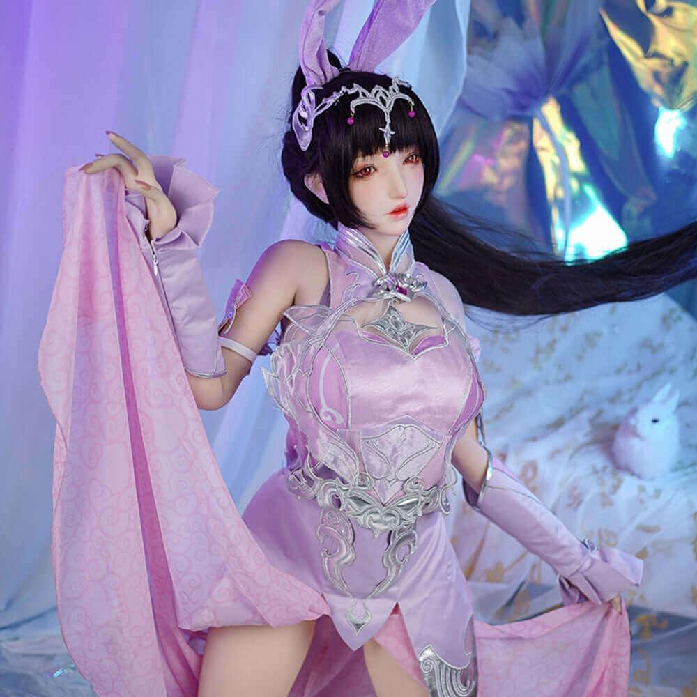 163cm Rabbit 1:1 Scale Silicone/TPE Large Breast Sex Doll