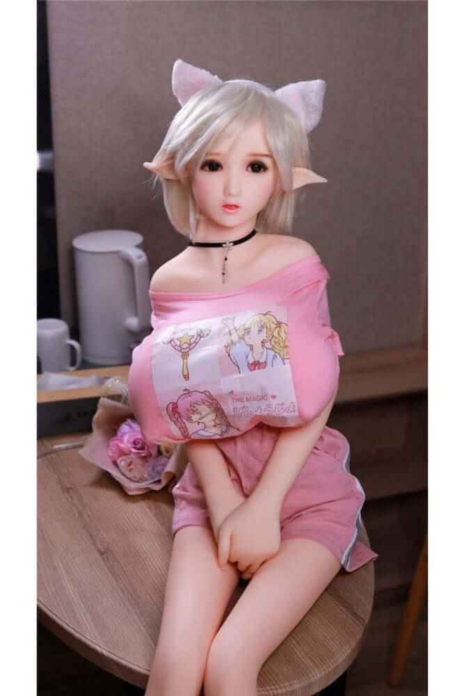 Huge Breast 130cm anime silicone doll - portrait detail