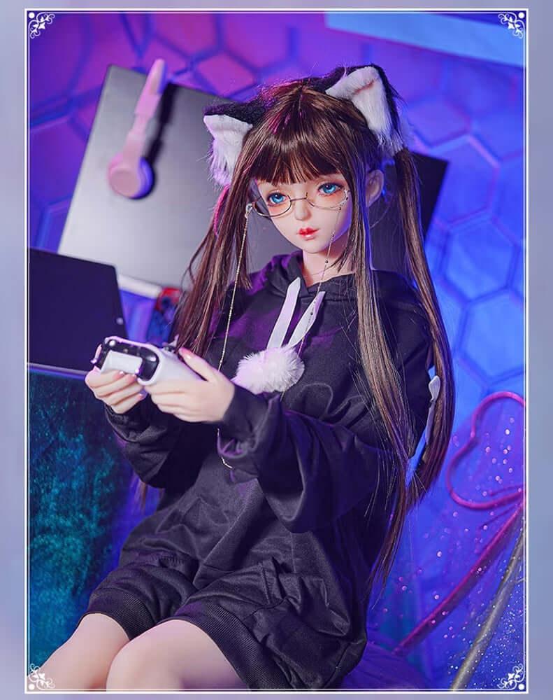 145cm Black Cat 2.0 1:1 Scale Silicone/TPE Small Breast Sex Doll