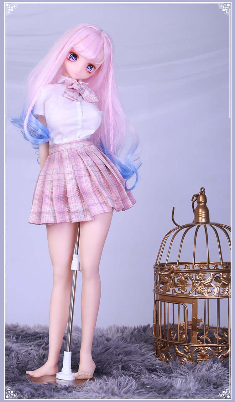 60cm Peach Action Figures Doll (Wig)
