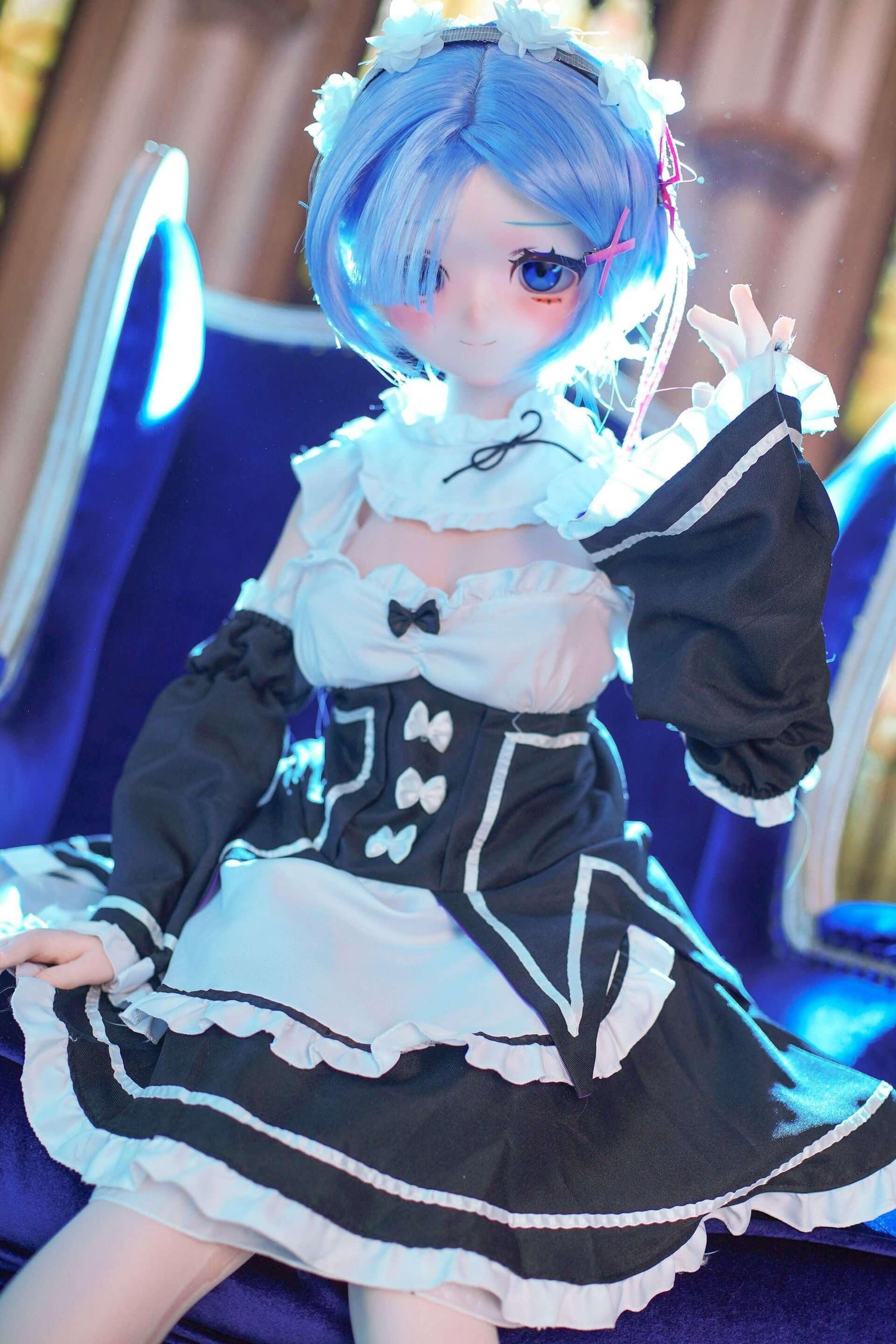 123cm Rem 1:2 Scale Re:Zero Anime Series Action Figure Sex Doll