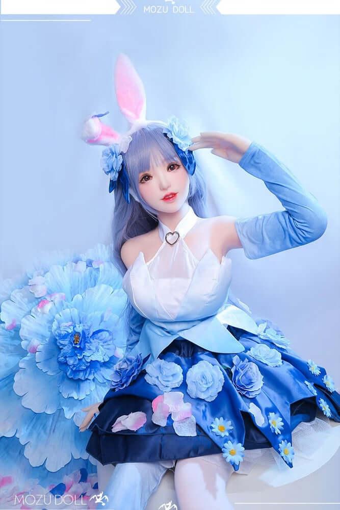 145cm Flora 1:1 Scale Silicone/TPE Large Breast Sex Doll