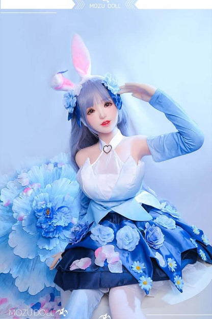 145cm Flora 1:1 Scale Silicone/TPE Large Breast Sex Doll