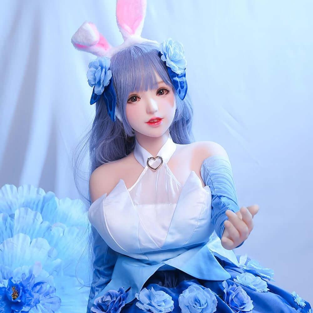 145cm Flora 1:1 Scale Silicone/TPE Large Breast Sex Doll