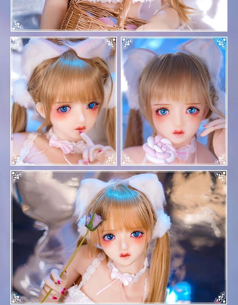 145cm White 1:1 Scale Silicone/TPE Large Breast Sex Doll